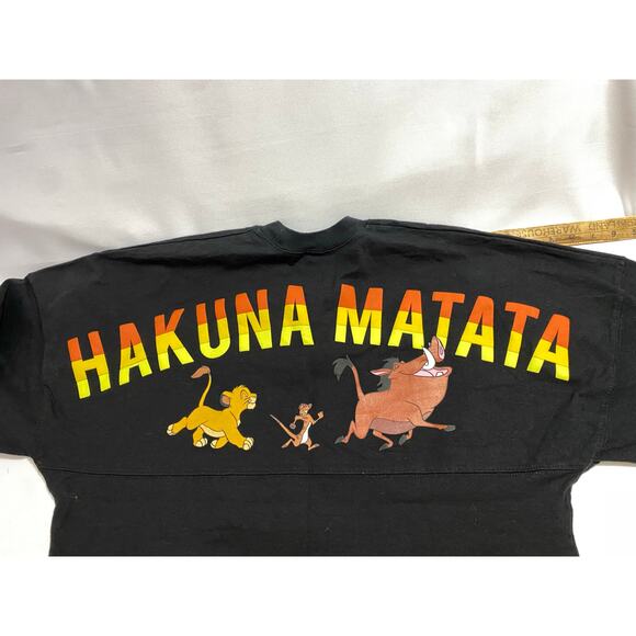 Disney The Lion King Shirt Spirit Jersey Hakuna Matata Black Simba Small - Picture 7 of 11